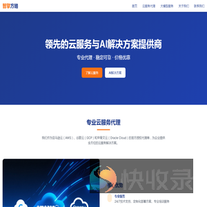 领先的云服务与AI解决方案提供商