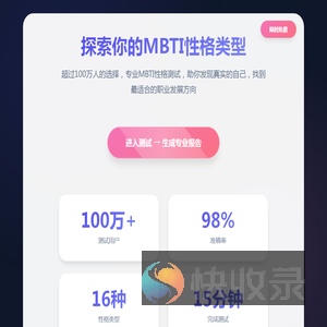 深度测评MBTI测试