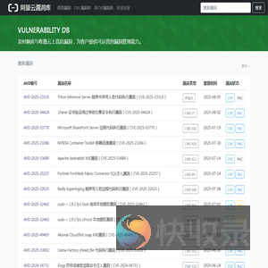 阿里云漏洞库