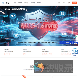 一九云高防物理服务器
