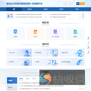 湖北省公共资源交易和政府采购一体化服务平台中控管理平台