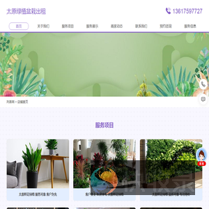 太原绿植盆栽出租