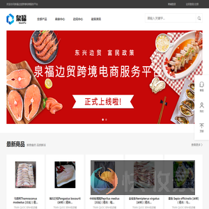 泉福边贸跨境电商服务平台