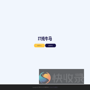 IT纯牛马