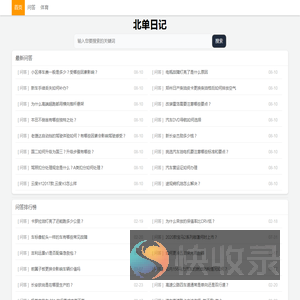 北单日记