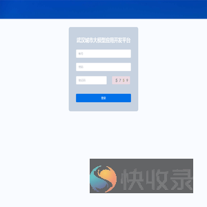 武汉城市大模型应用开发平台