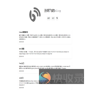 孙阿飞的blog