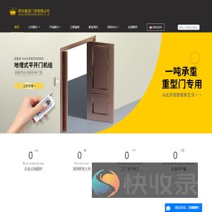 平开门机组