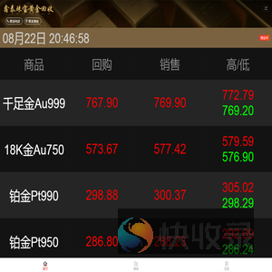鑫泰珠宝黄金回收