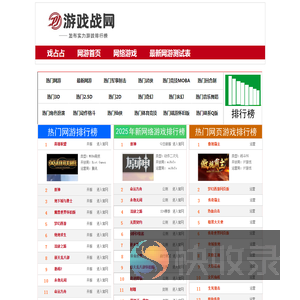 网络游戏排行榜2025前十名.最新好玩的网游排行榜.2025热门好玩的网络游戏排行榜,最新网络游戏大全