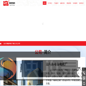 汕头市粤丽电机厂,www.yldj.com.cn