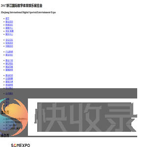 2017浙江国际数字体育娱乐展览会