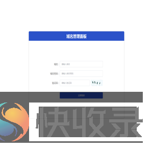 域名控制面板